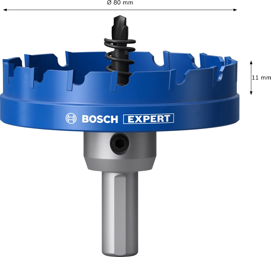 Nástrčná dierovka BOSCH EXPERT Sheet Metal, 80 x 5 mm