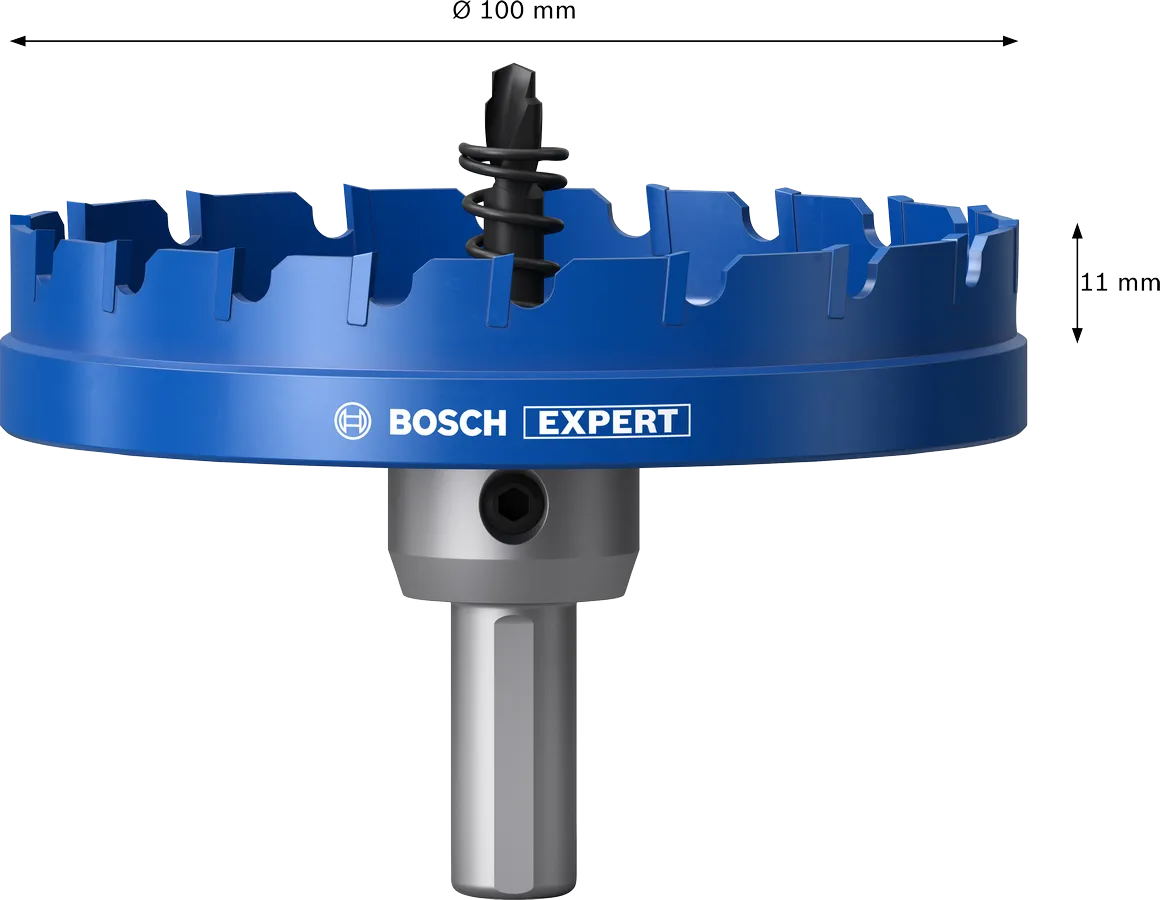Nástrčná dierovka BOSCH EXPERT Sheet Metal, 100 x 5 mm