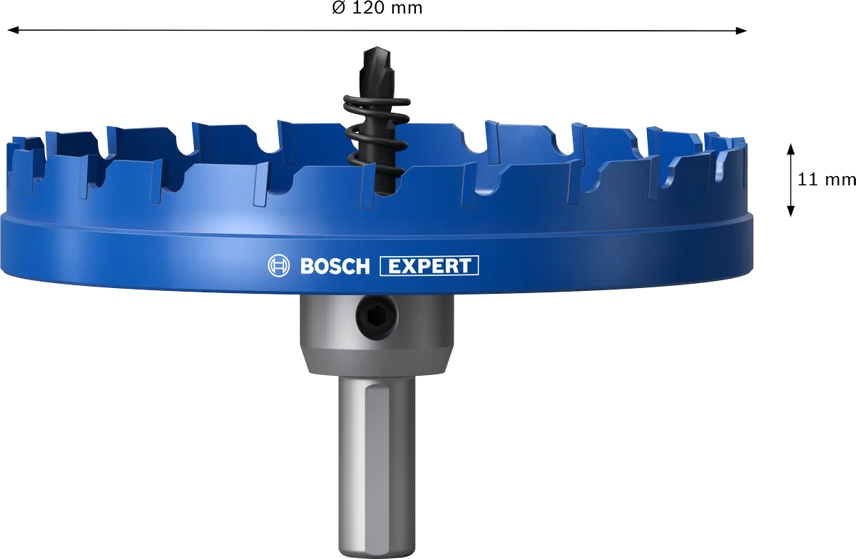 Nástrčná dierovka BOSCH EXPERT Sheet Metal, 120 x 5 mm