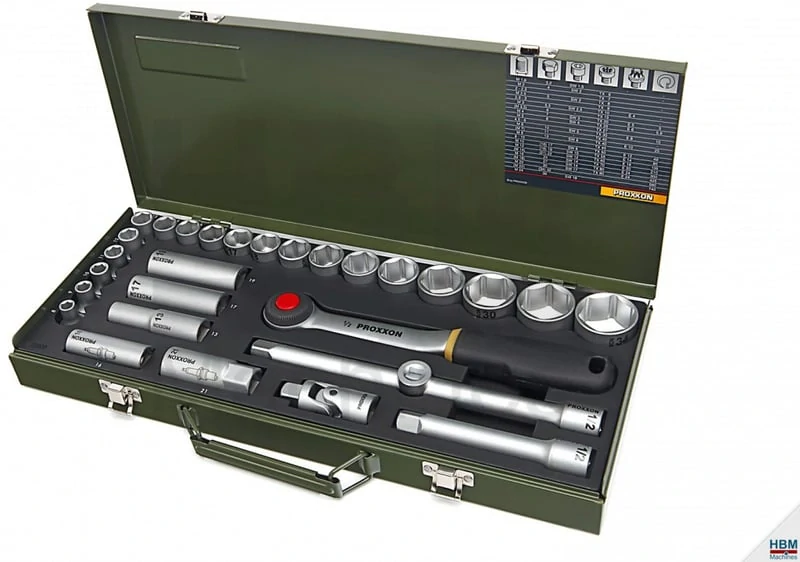 Gola sada PROXXON 29-dielna 1/2" 23000