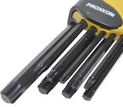 Proxxon 23944 sada L klúčov TORX 9-dielna