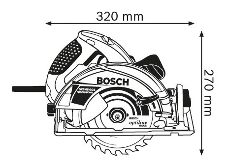 BOSCH GKS 65 GCE Professional