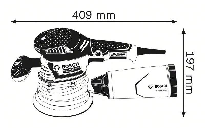 BOSCH GEX 40-150 Professional