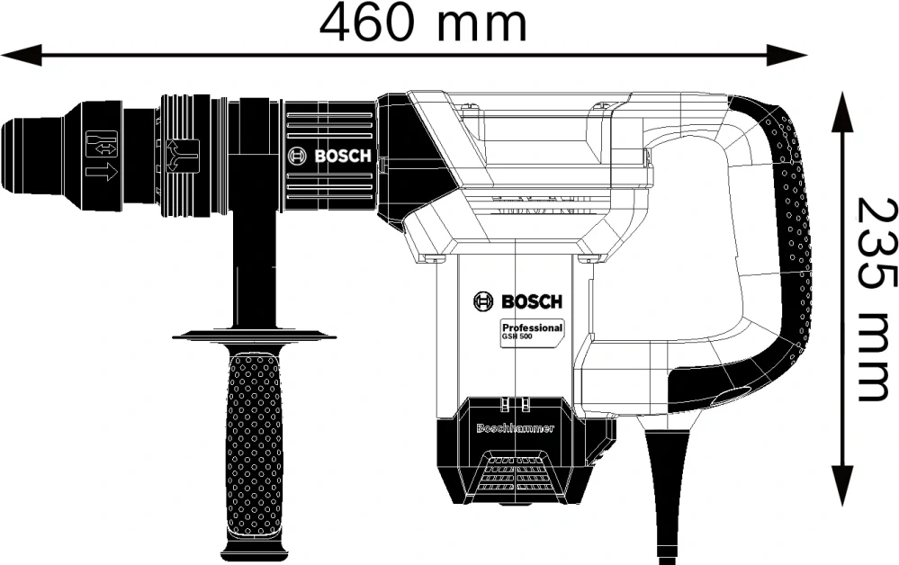 BOSCH GSH 5 0.611.337.001