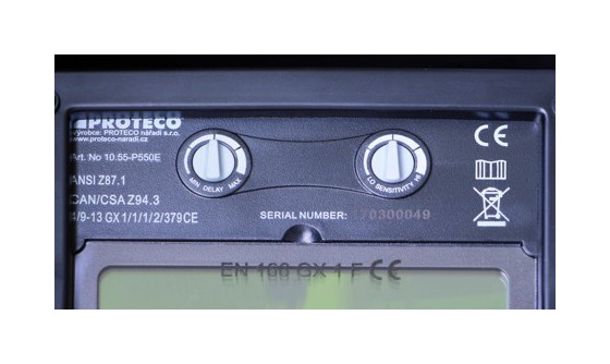 Automatická zváracia kukla PROTECO P-550S