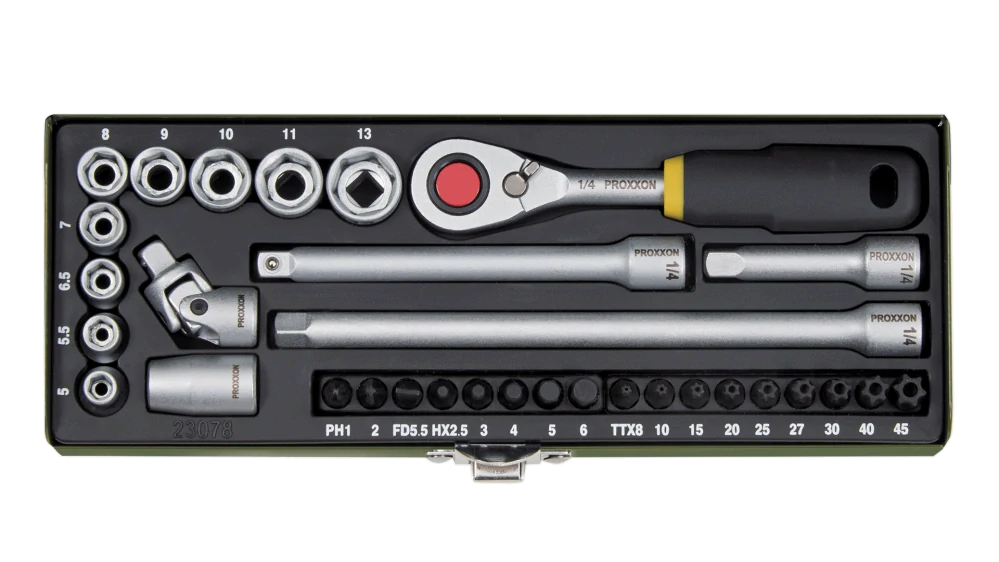 PROXXON 32-dielna 1/4" 23078