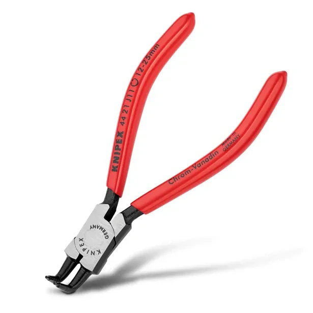 KNIPEX Kliešte na vnútorné poistné krúžky 12-25mm zahnuté 4421J11