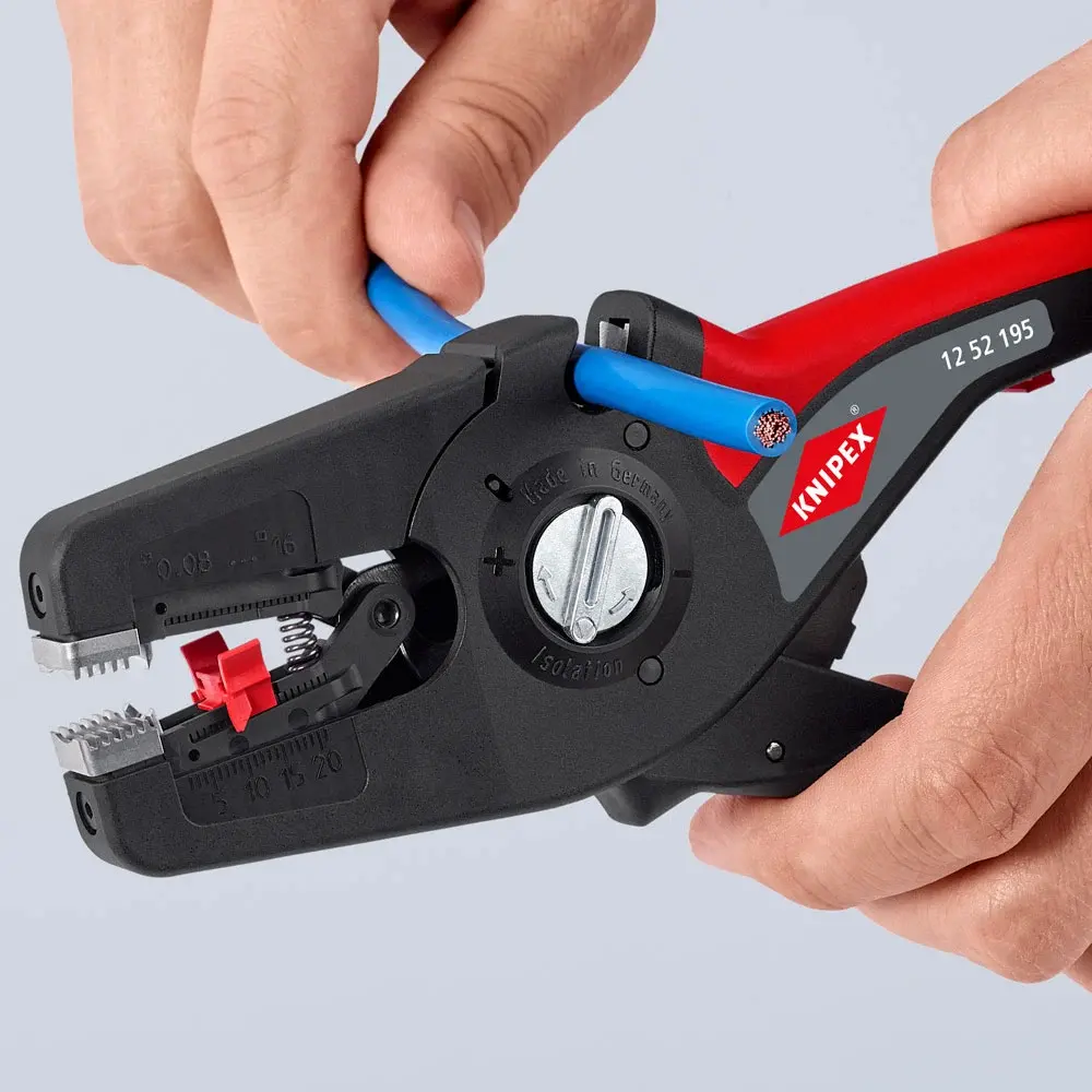 Automatické odizolovacie kliešte, 195MM KNIPEX 1252195