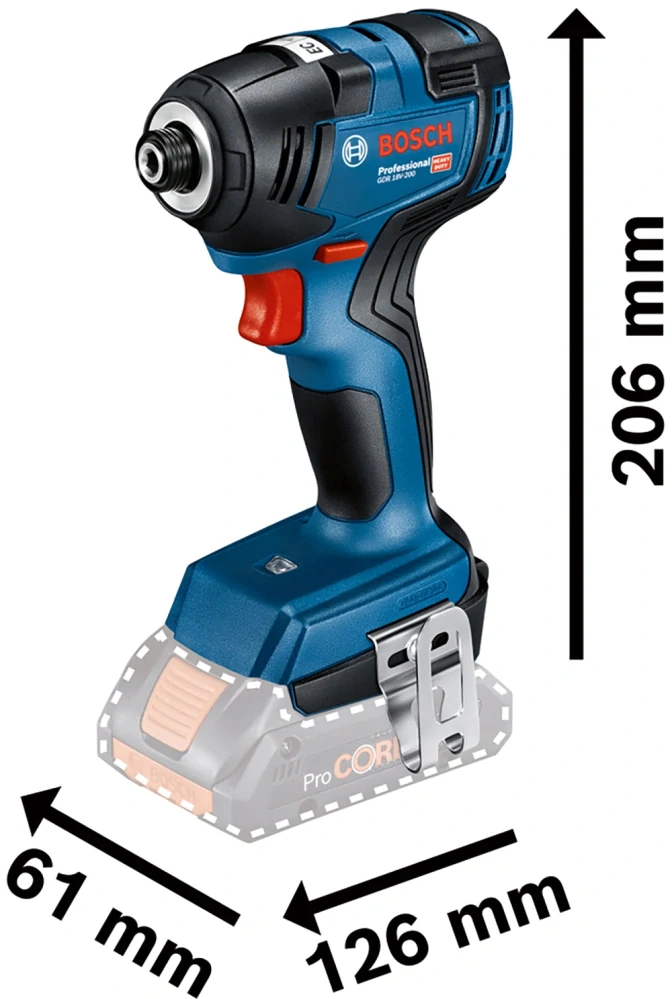 BOSCH GDR 18V-200 C solo