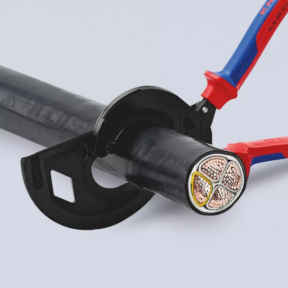 Kliešte na káble račnové Knipex 320 mm 9532320