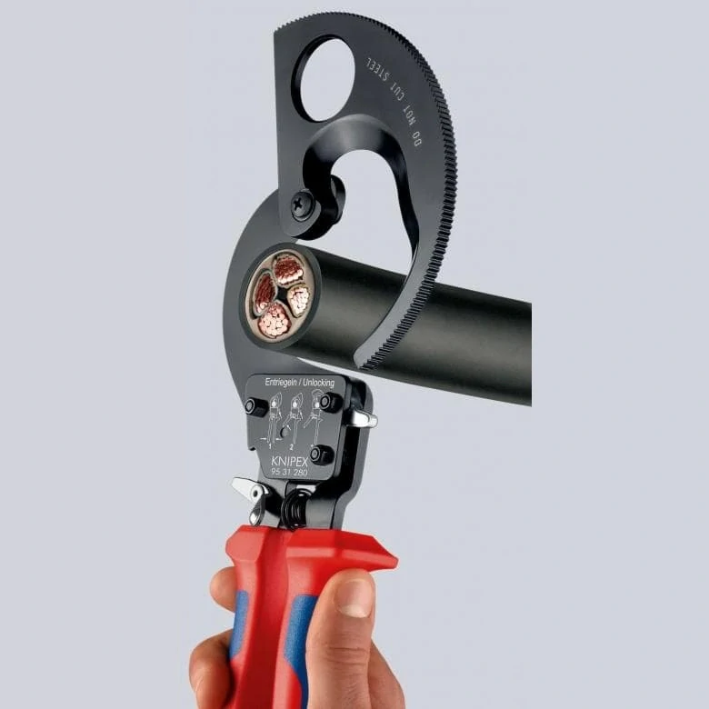 Kliešte na káble račnové Knipex 9531280