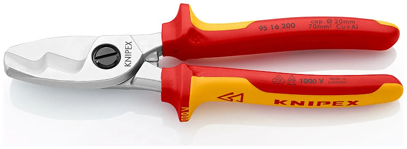 Kliešte na káble Knipex 200 mm VDE 1000V 9516200
