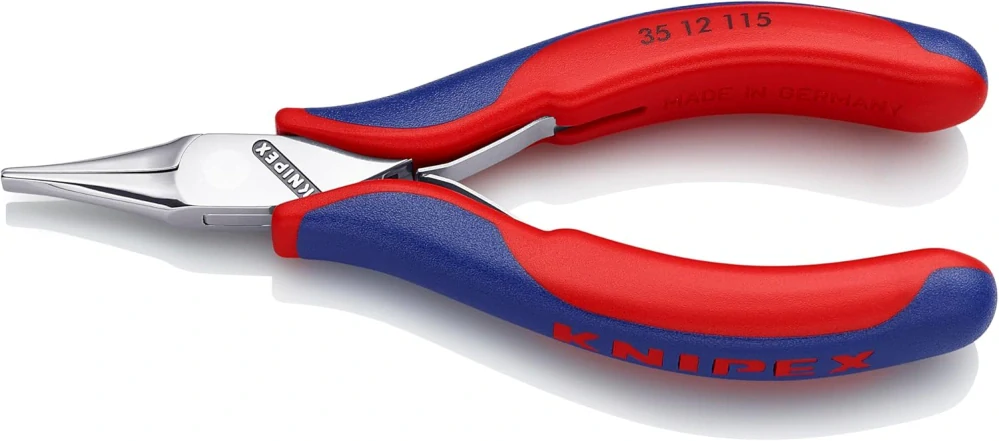 Kliešte pre elektr. ploché Knipex 115mm PVC 3512115