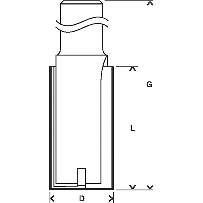 Drážkovacia fréza BOSCH dvojnožová, D 18 mm - 2608628373