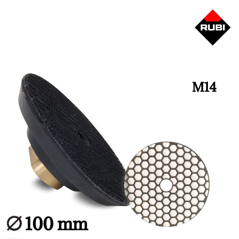 Unášací kotúč pre leštiace kotúče RUBI 100mm M14