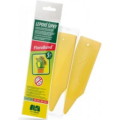 Lepové šípky žlté Floraband 5 ks