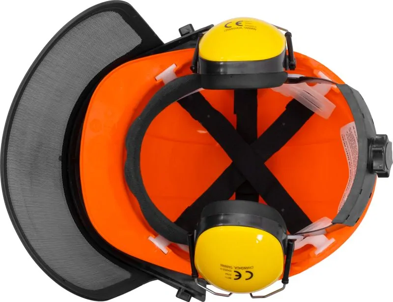 Štít Safetyco, prilba a chránič sluchu