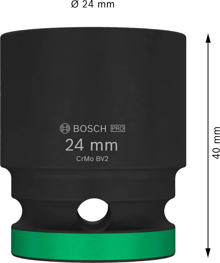 Nástrčný kľúč BOSCH PRO Impact Socket 24mm