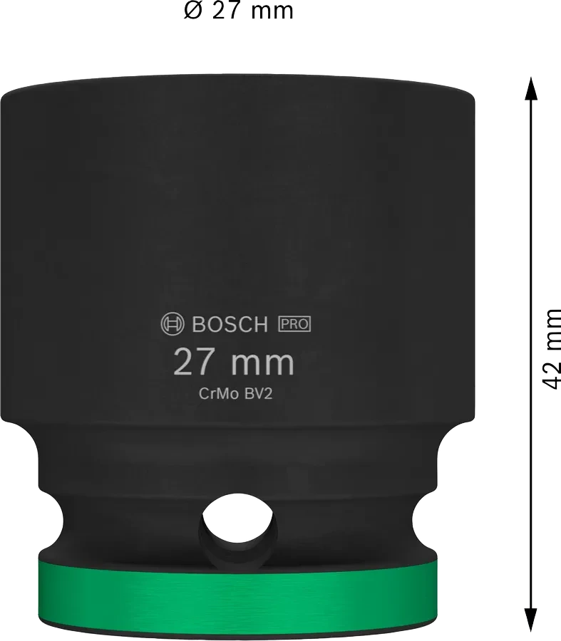 Nástrčný kľúč BOSCH PRO Impact Socket 27mm