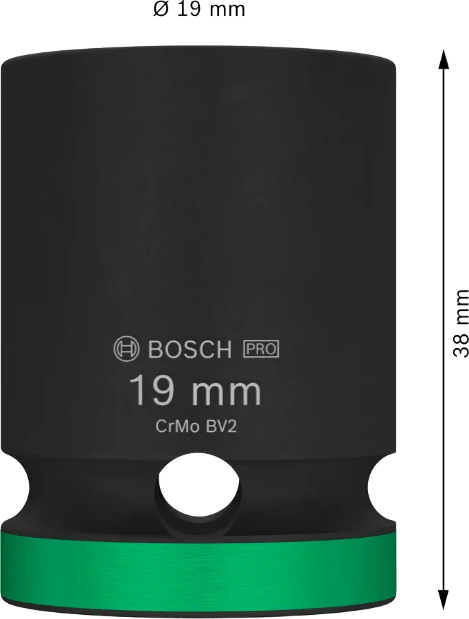 Nástrčný kľúč BOSCH PRO Impact Socket 19mm