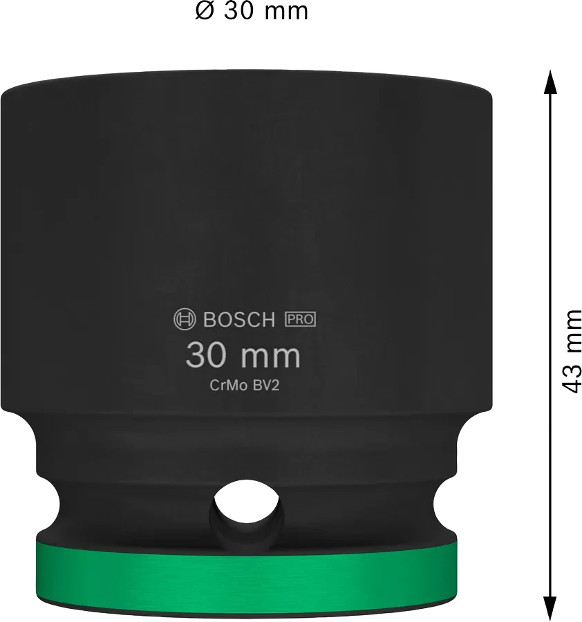 Nástrčný kľúč BOSCH PRO Impact Socket 30mm