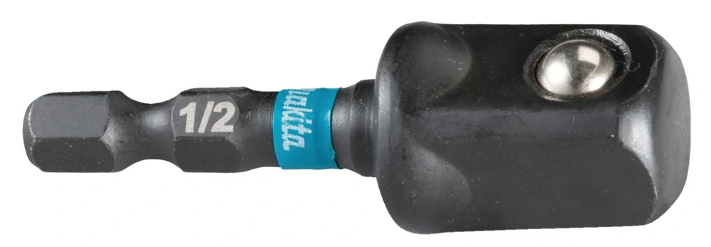 Torzný adaptér MAKITA 1/4" IMPACT BLACK, štvorhran 1/2", 50 mm