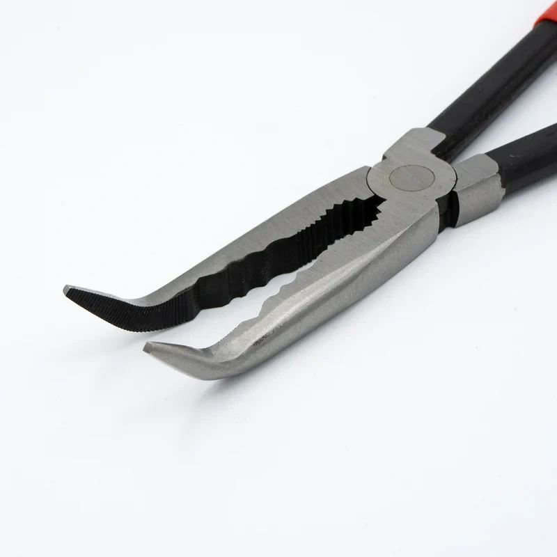 Kliešte KNIPEX montážne dlhé 280mm 45° zahnuté 2881280