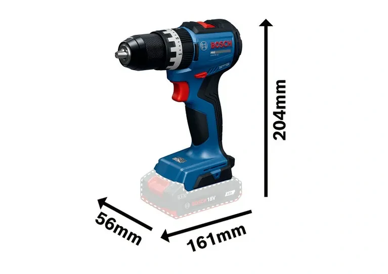 BOSCH GSB 18V-52 1 x 2,0Ah + 1 x 4,0Ah