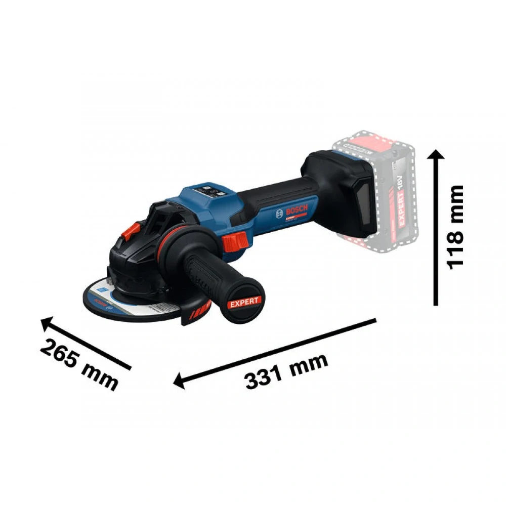 BOSCH EXPERT EXWS18V-15PS set