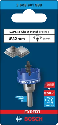 Nástrčná dierovka BOSCH EXPERT Sheet Metal, 32 x 5 mm