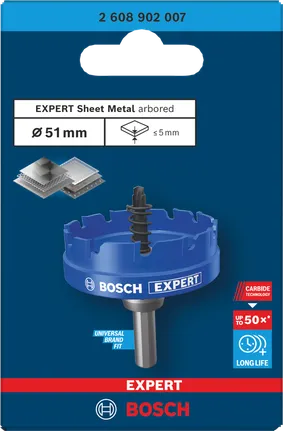 Nástrčná dierovka BOSCH EXPERT Sheet Metal, 51 x 5 mm