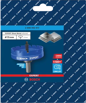 Nástrčná dierovka BOSCH EXPERT Sheet Metal, 75 x 5 mm