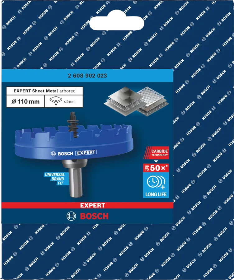 Nástrčná dierovka BOSCH EXPERT Sheet Metal, 110 x 5 mm
