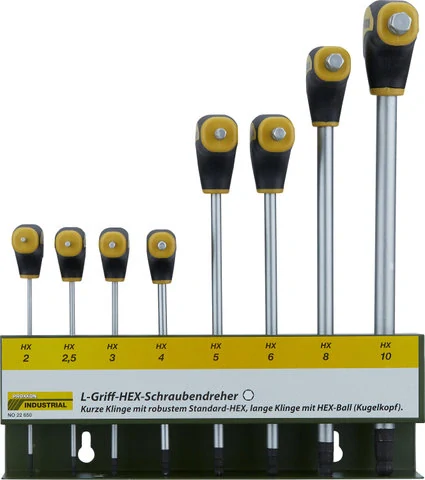 Sada L skrutkovačov 6-hran PROXXON 22650