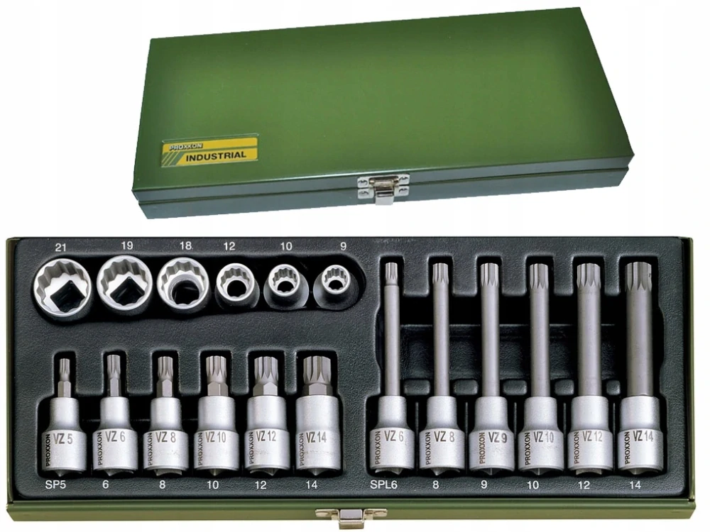 PROXXON Zástrčné hlavice a bity XZN 1/2 " 23296