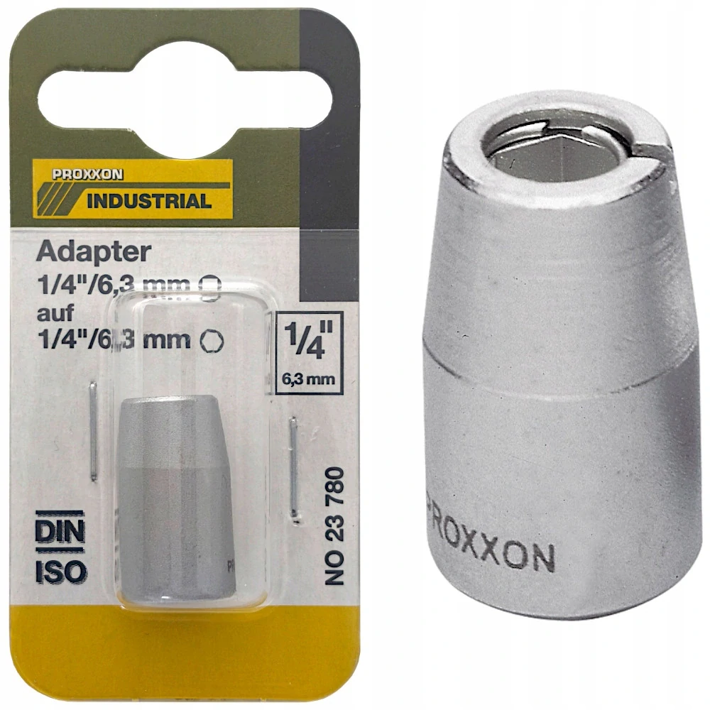 Adaptér štvorhran 1/4" na šesťhran 1/4" PROXXON 23780