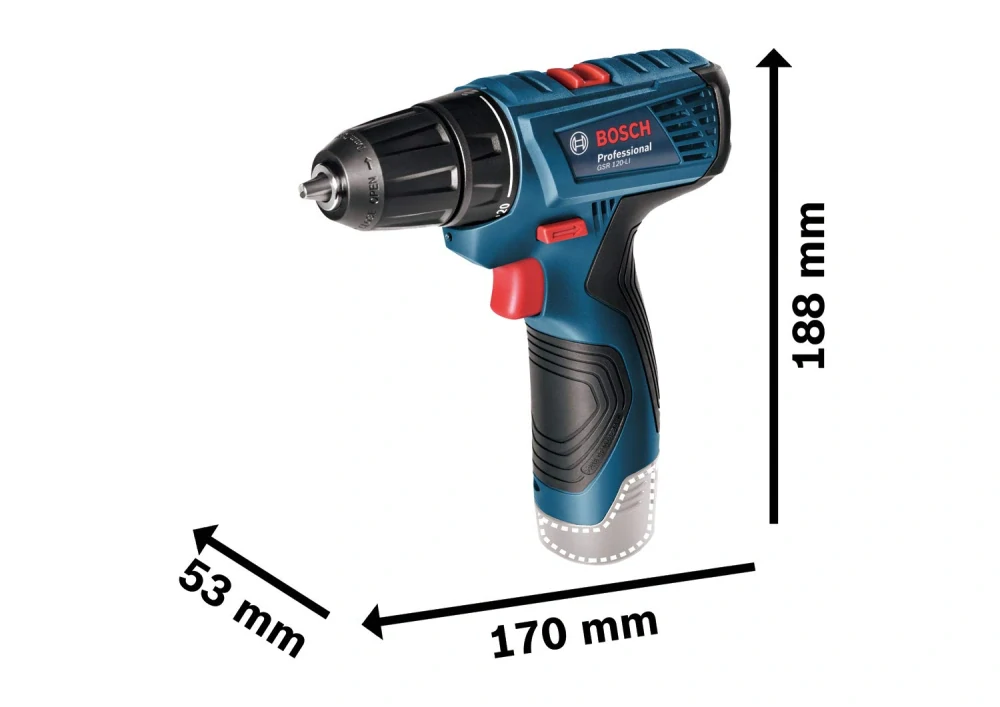 BOSCH GSR 120-LI set