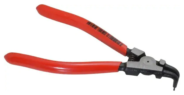KNIPEX Kliešte na vonkajšie poistné krúžky 10-25mm zahnuté 4621A11