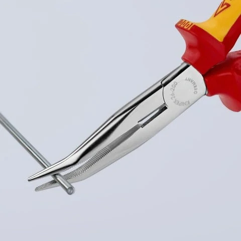 Kliešte pologuľaté s bočným cvikom VDE KNIPEX 2626200