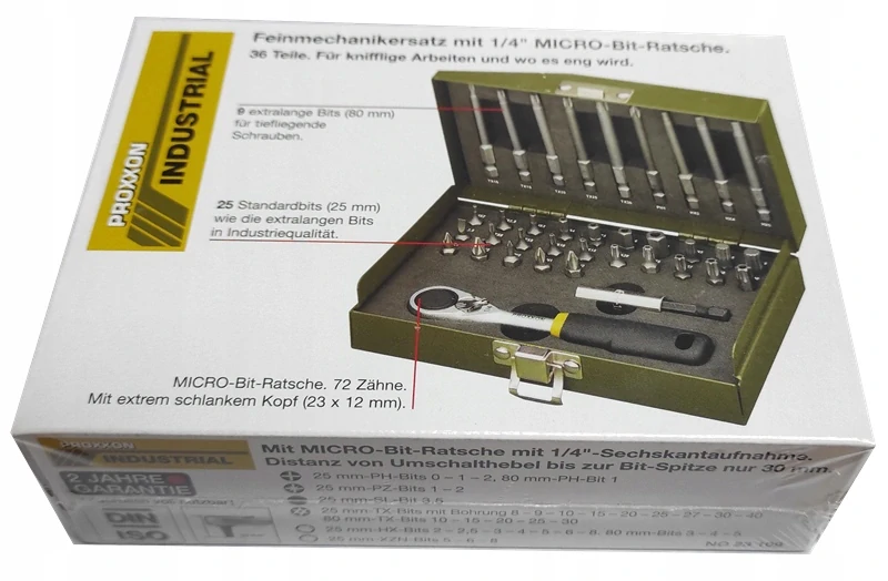 Sada bitov PROXXON 23109