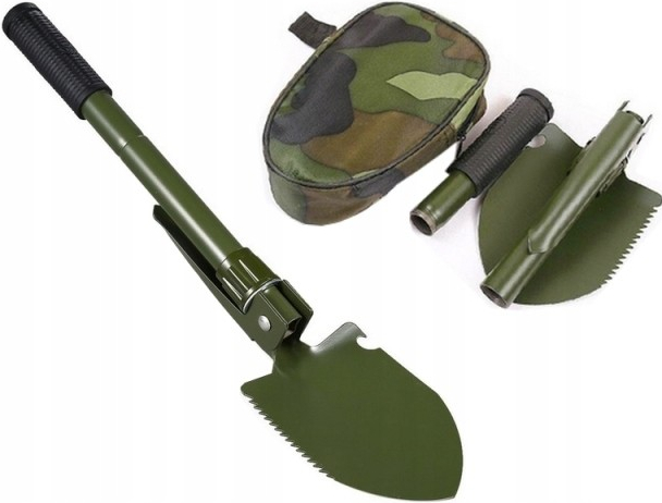 Skladacia lopata 42cm 9,5x13cm 6v1