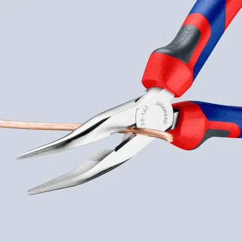 Kliešte pologuľaté s bočným cvikom KNIPEX 2525160