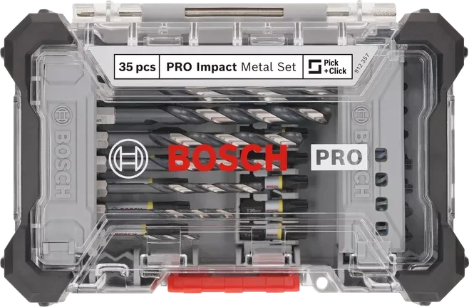 Sada bitov BOSCH PRO Impact Metal Set 35 ks