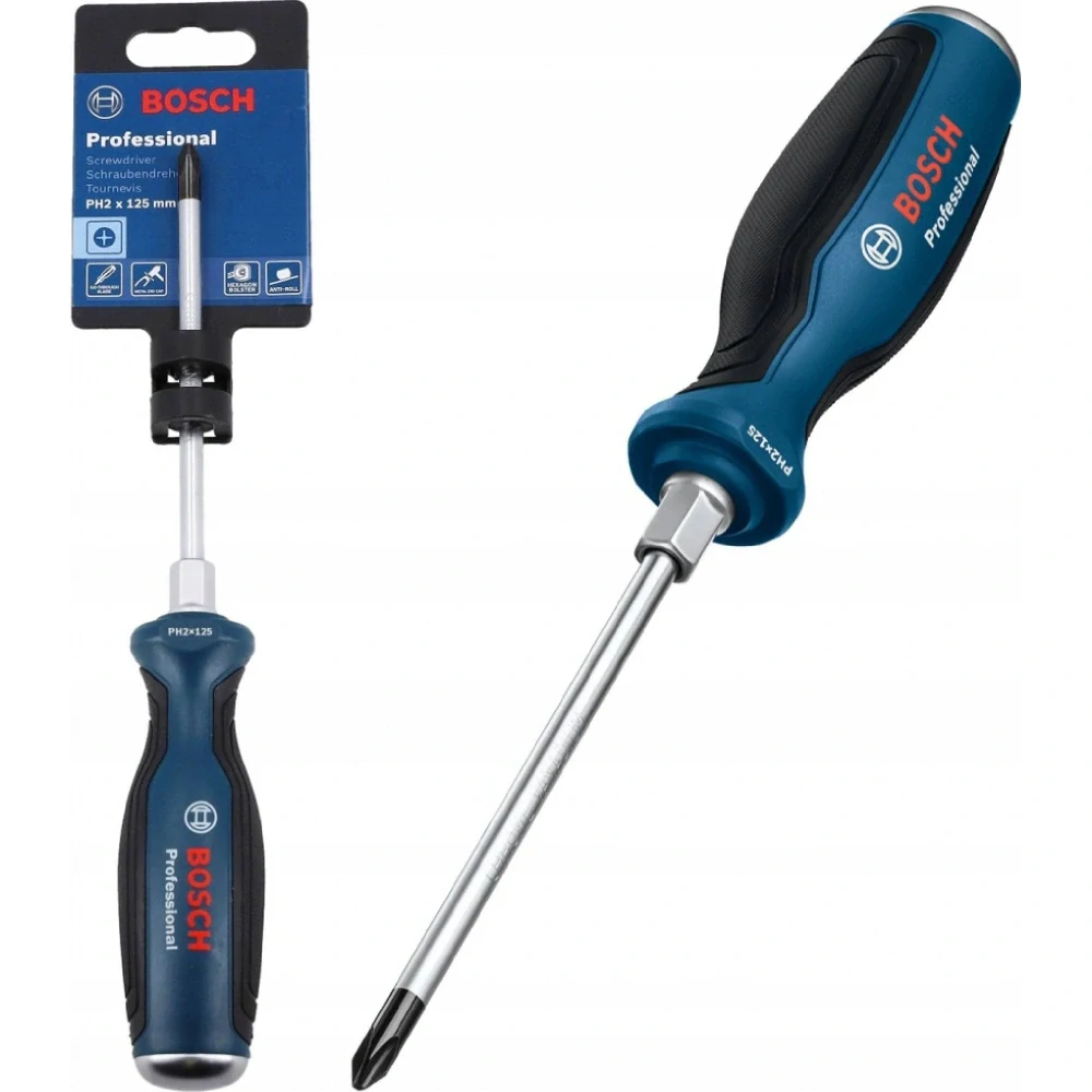 Skrutkovač úderový BOSCH PH 2 x 125mm