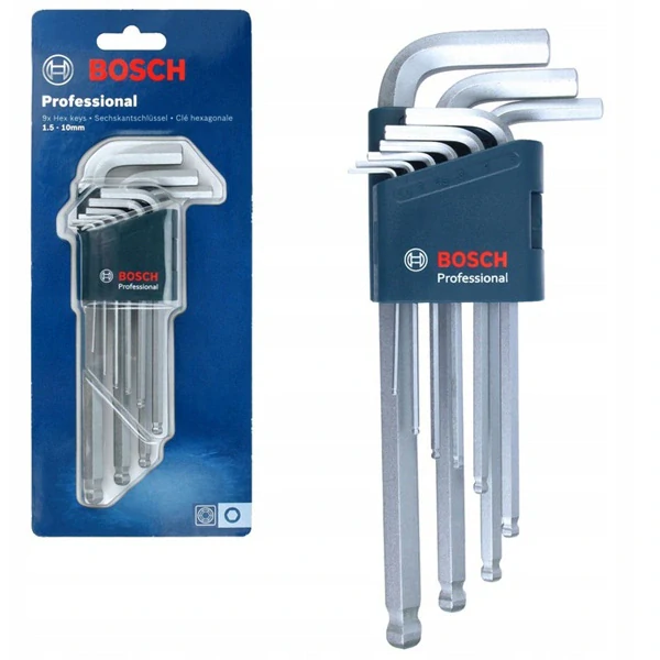 Súprava šesťhranných kľúčov s vonkajším šesťhranom, 9 ks BOSCH Professional