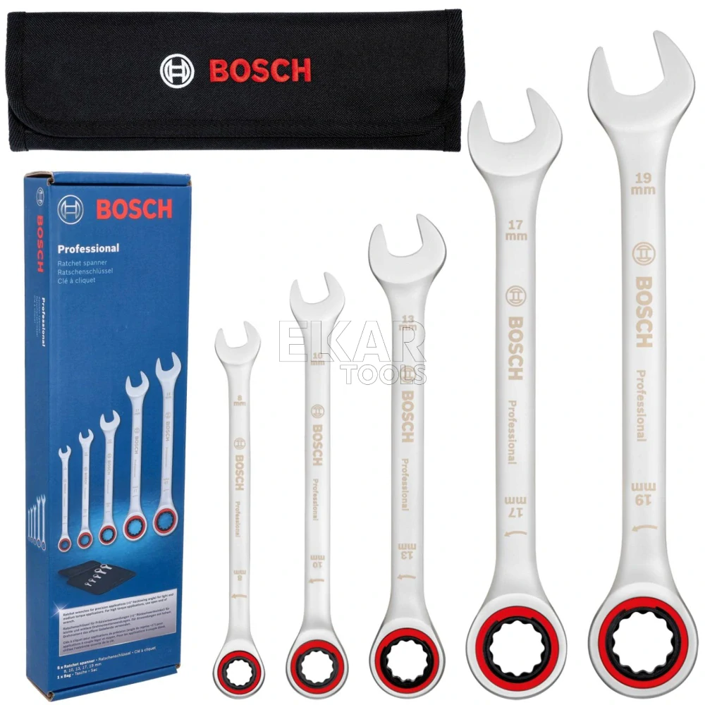 Súprava račňových kľúčov, 5-dielna 8-19mm BOSCH Professional