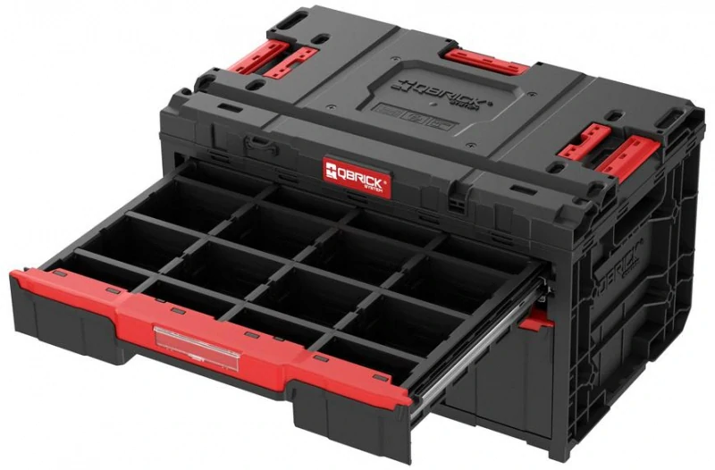 Box QBRICK® System ONE Workshop - Cart, 3x Toolbox,