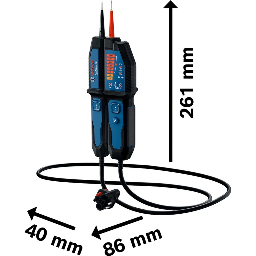 Skúšačka napätia BOSCH GVT 1000-15