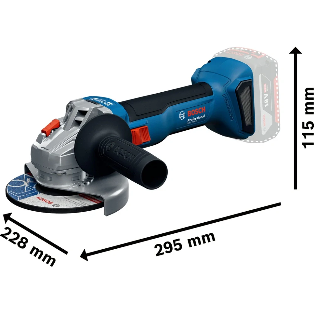 BOSCH sada náradia GSR 18V-65 + GBH 18V-22 + GWS 18V-8 + 2 X GBA 4.0 Ah + GAL 18V-40 + taška