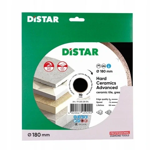 Diamantový kotúč DISTAR 180x25,4/22,2 HARD CERAMIC ADV.